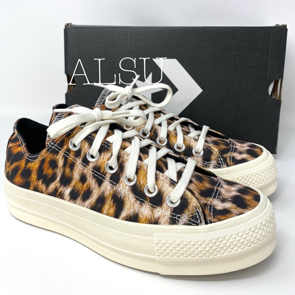 Converse Ctas Lift Canvas Egret Black Women’s Size 7.5 564676C - Picture 5 of 9